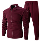 🔥Letzter Tag 50% Rabatt🎁Herren stilvolles 2-teiliges Set: Jacke mit Hemdkragen und Jogginghose