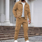 Herren-Retro-Zweiteiler (Jacke und Cargohose)