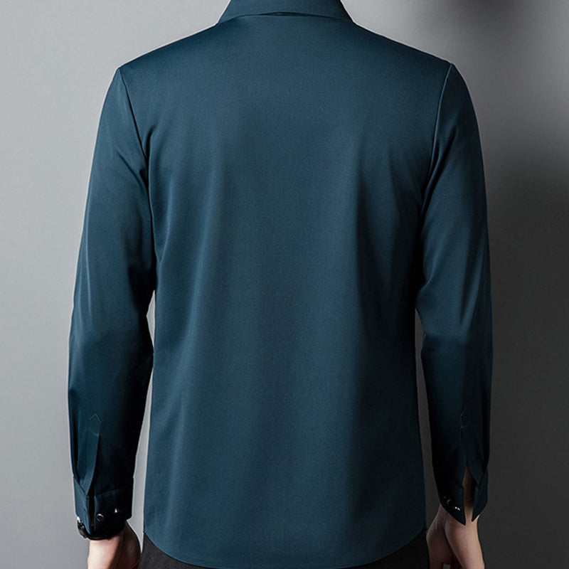 💗LETZTER TAG AKTION - 50% RABATT💗Herren Business-Hemd mit Drachenmuster und langen Ärmeln