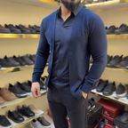 🔥Ausgewählte Herrenmode 50 % Rabatt🔥Herren Hemd in Layering-Optik