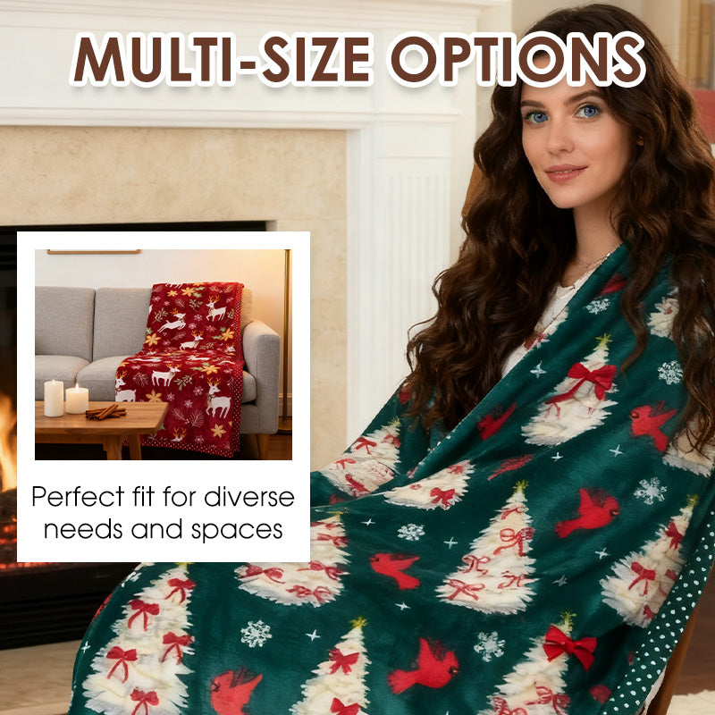 💜 LETZTER TAG DER AKTION – 50 % RABATT 💜Weihnachts-Flauschige Kuscheldecke