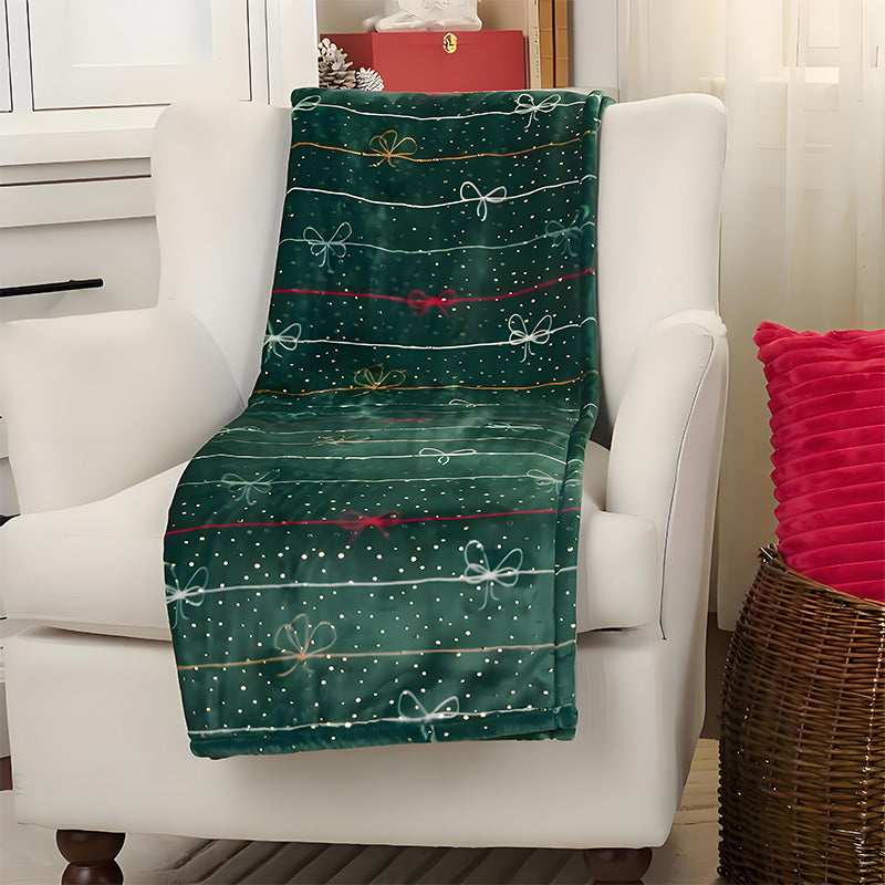 💜 LETZTER TAG DER AKTION – 50 % RABATT 💜Weihnachts-Flauschige Kuscheldecke