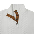 🔥Kostenloser Versand Lässiger Pullover mit langen Ärmeln und Ellbogenpatches für Herren