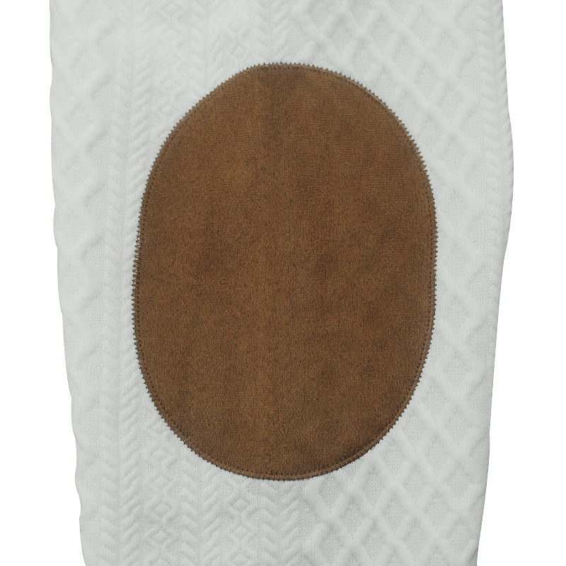 🔥Kostenloser Versand Lässiger Pullover mit langen Ärmeln und Ellbogenpatches für Herren